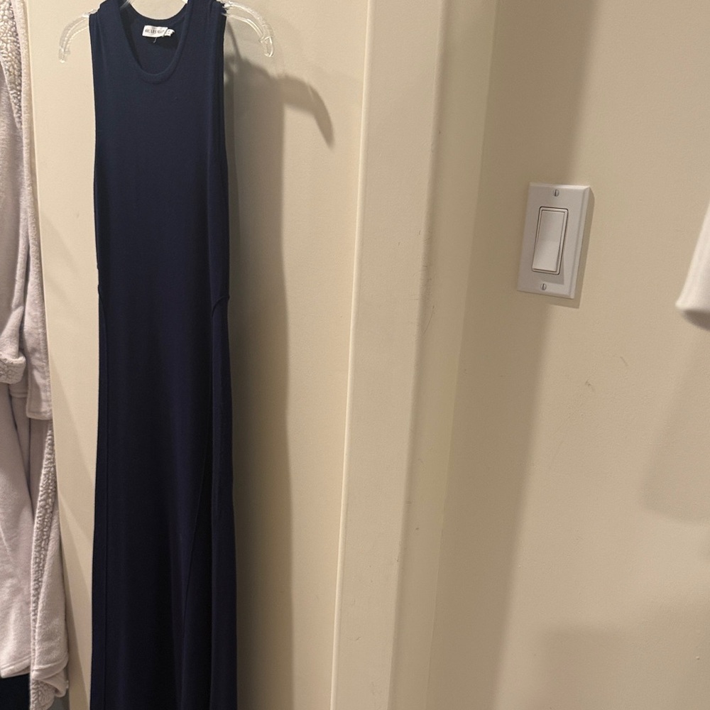 Avec Les Filles Navy Maxi Dress